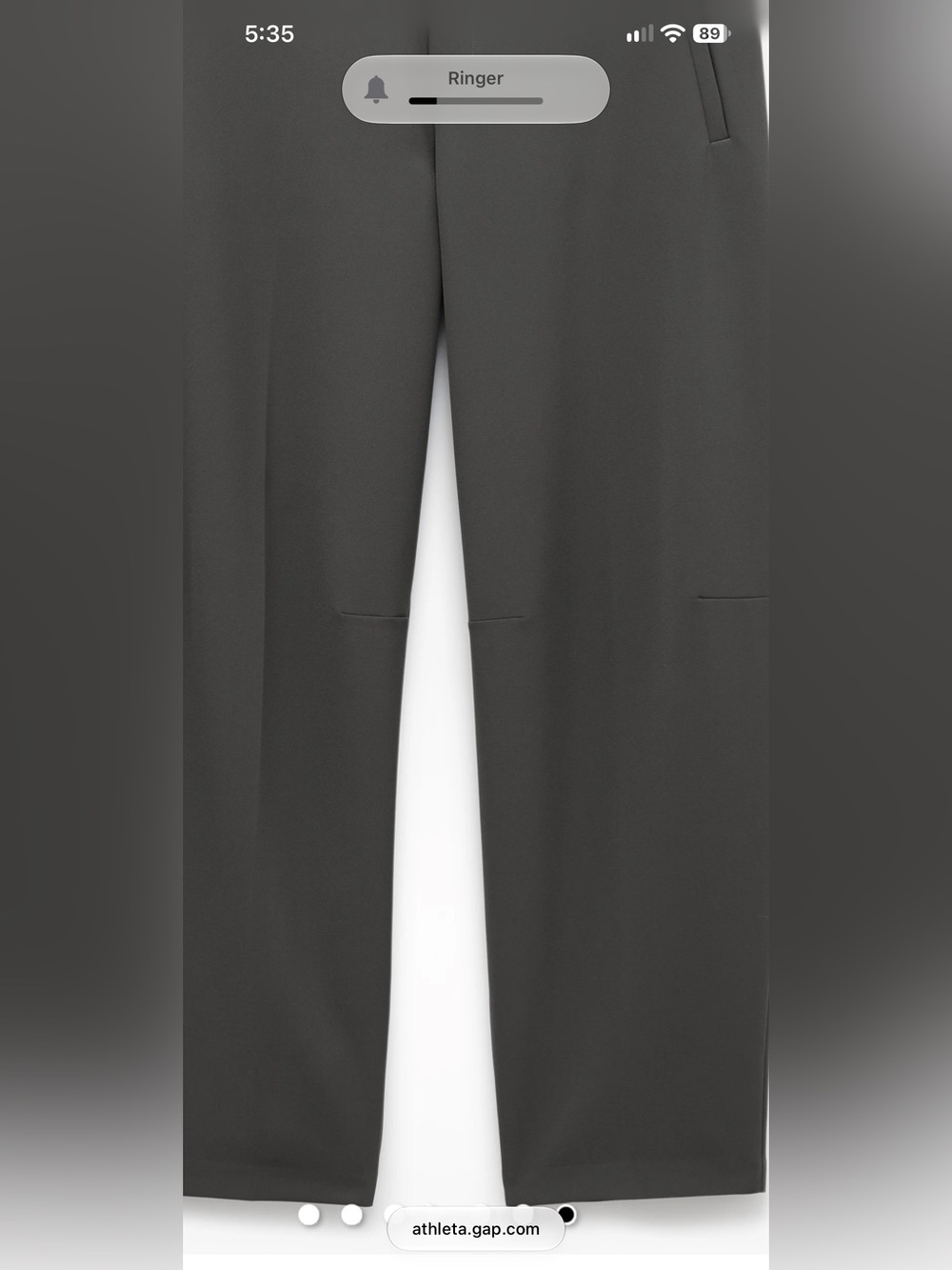 Athleta Men's Black Wide-Leg Pants